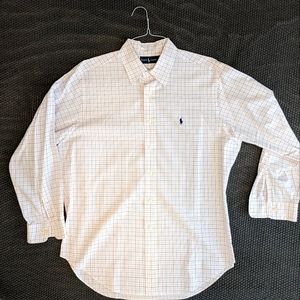 Ralph Lauren Pink Navy Dress Shirt